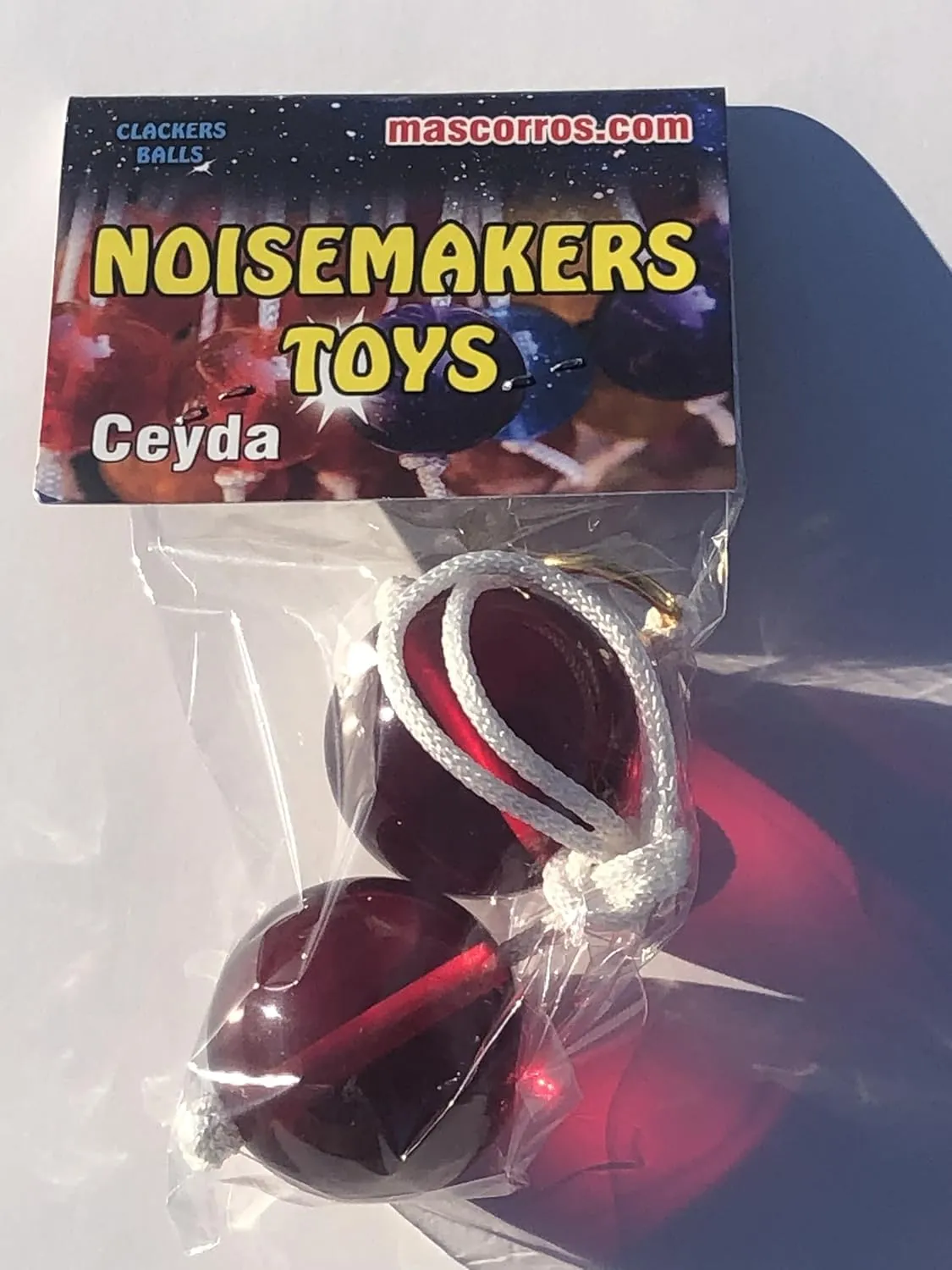 a String Rope Popper overall abundant my extracurricular catastrophe Knockers Whackers Kabangers Whakkos Noise Maker Toy (Red) Ceyda Clackers Click Clacks Klackers Toy Acrylic Balls On 