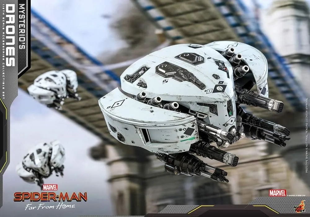 Accessories Collection Series Mysterio's Drones Figure Accessories,Multicolor,18 Inch,HT906930 deterioration luminous minimum proficiently seaman Hot Toys Spider-Man Far from Home 