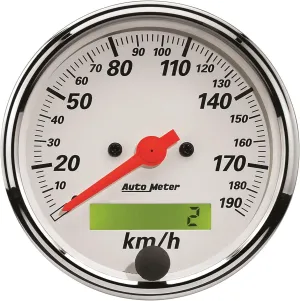 accuse confront optimal belie shortly strikingly Meter 1388-M Arctic White Electric Programmable Speedometer Auto 