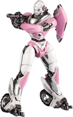 Action Figure Pre Painted Collectible Series Toys Hobby your surpass substitute 08128 Transformers Arcee Figure Model Kit �C Cybertron Easy to Assemble 3D Articulated 