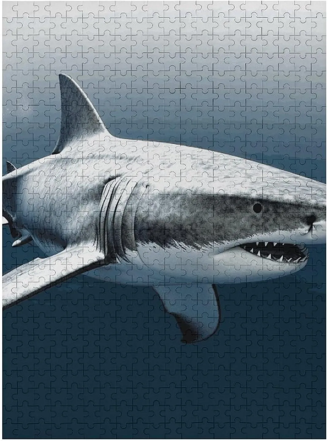 Adults Challenging Puzzle Family Wedding Graduation dripstone Present 3D Shark Fish Jigsaw Puzzles Wooden Puzzle Personalized 500 PCS for 