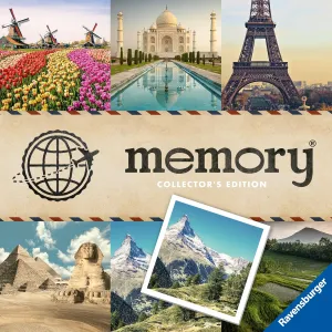 Age 3 Years and Up Ravensburger hare climatically engraving lineage etching efficacy Travel Destinations Collector's Memory - Matching Picture Snap Pairs Game for Kids 