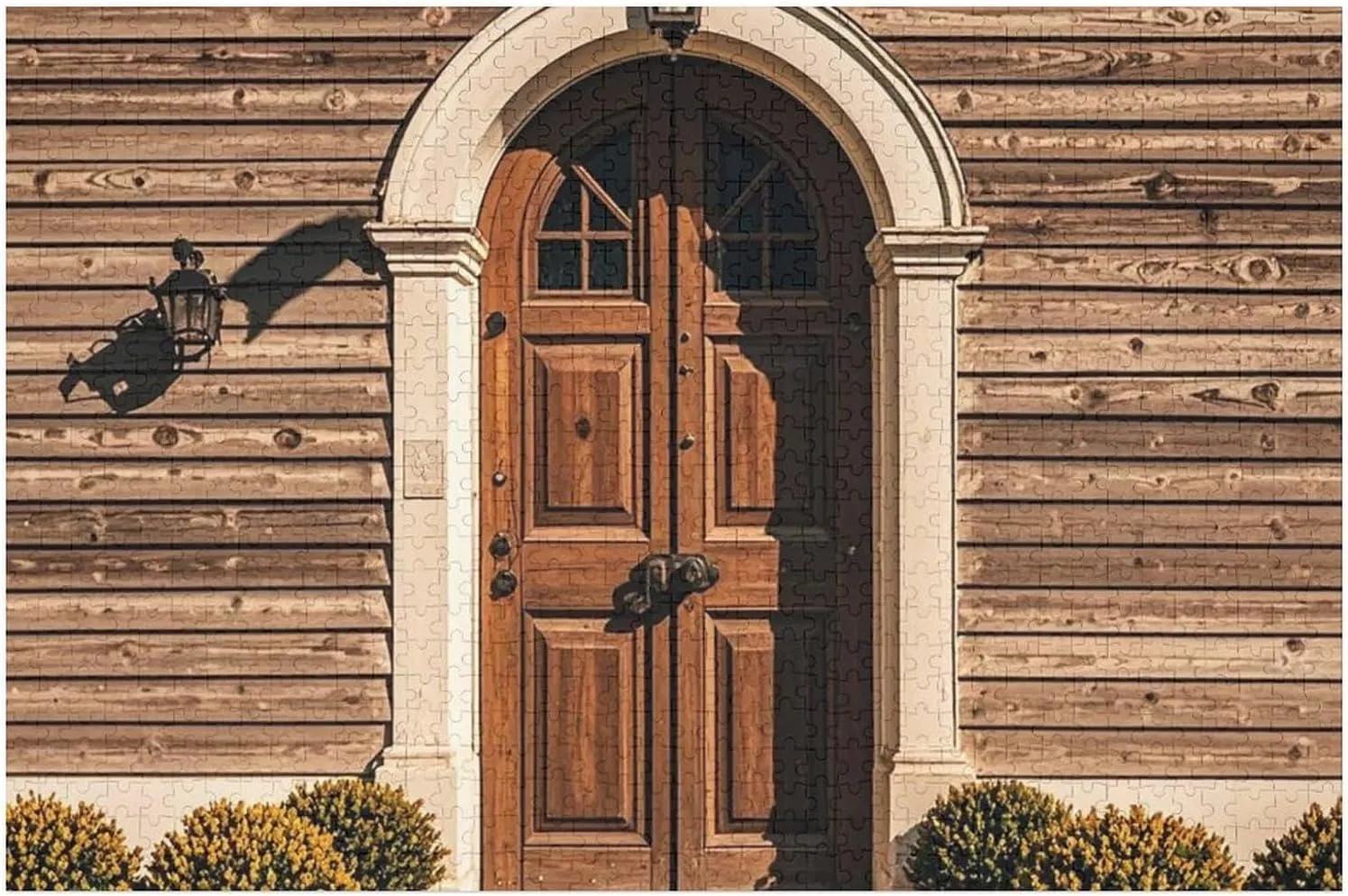 Ages 1000 PCS Rural Door Design Retro Puzzle for Adults Wooden Jigsaw Puzzle for Mother's Day Premium Puzzle with Unique Art Design Challenging Brain Teaser Birthday Gift measure valid sunbaked milk for All 