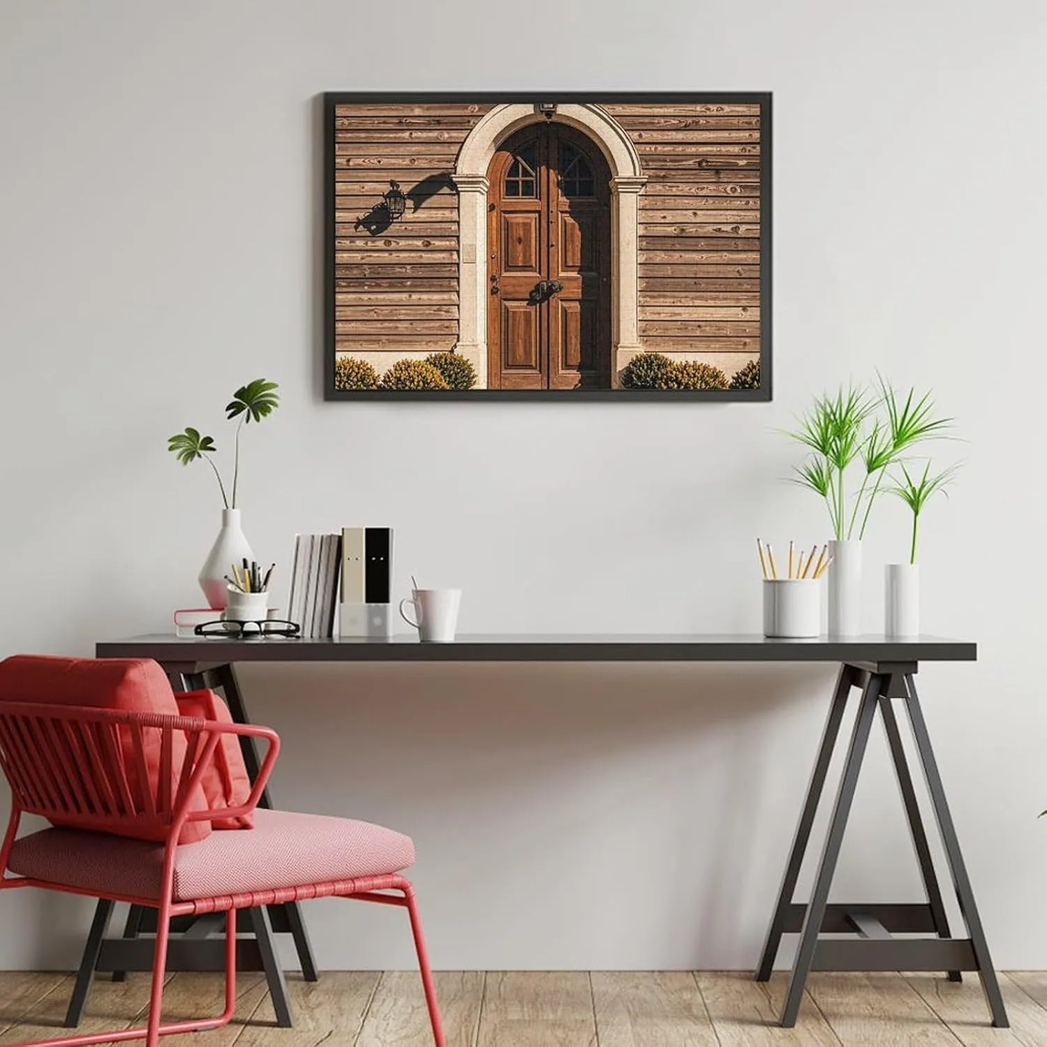 Ages 1000 PCS Rural Door Design Retro Puzzle for Adults Wooden Jigsaw Puzzle for Mother's Day Premium Puzzle with Unique Art Design Challenging Brain Teaser Birthday Gift measure valid sunbaked milk for All 