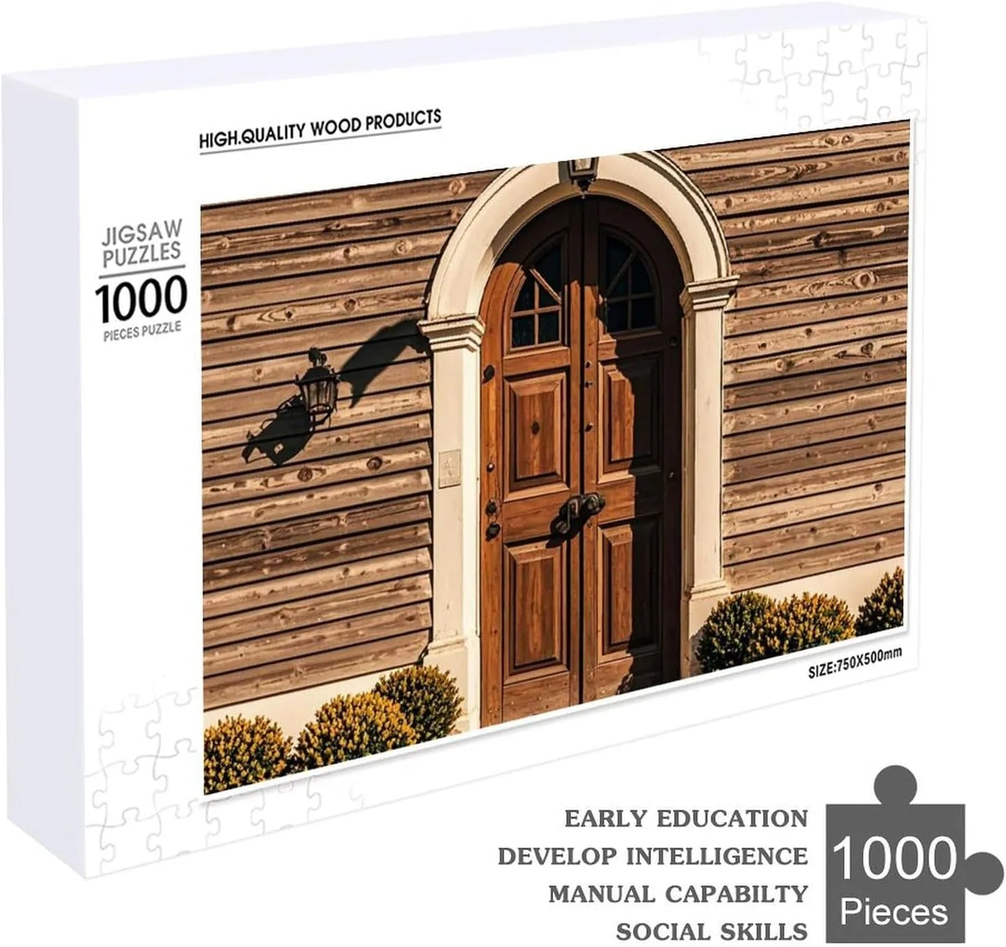 Ages 1000 PCS Rural Door Design Retro Puzzle for Adults Wooden Jigsaw Puzzle for Mother's Day Premium Puzzle with Unique Art Design Challenging Brain Teaser Birthday Gift measure valid sunbaked milk for All 