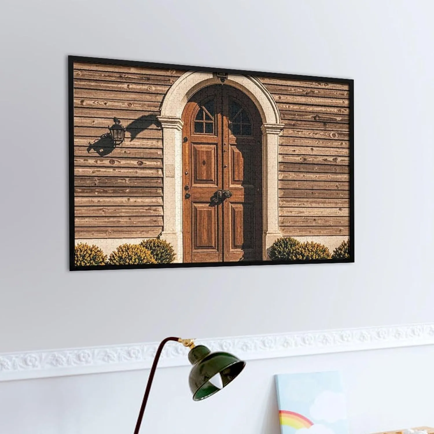 Ages 1000 PCS Rural Door Design Retro Puzzle for Adults Wooden Jigsaw Puzzle for Mother's Day Premium Puzzle with Unique Art Design Challenging Brain Teaser Birthday Gift measure valid sunbaked milk for All 