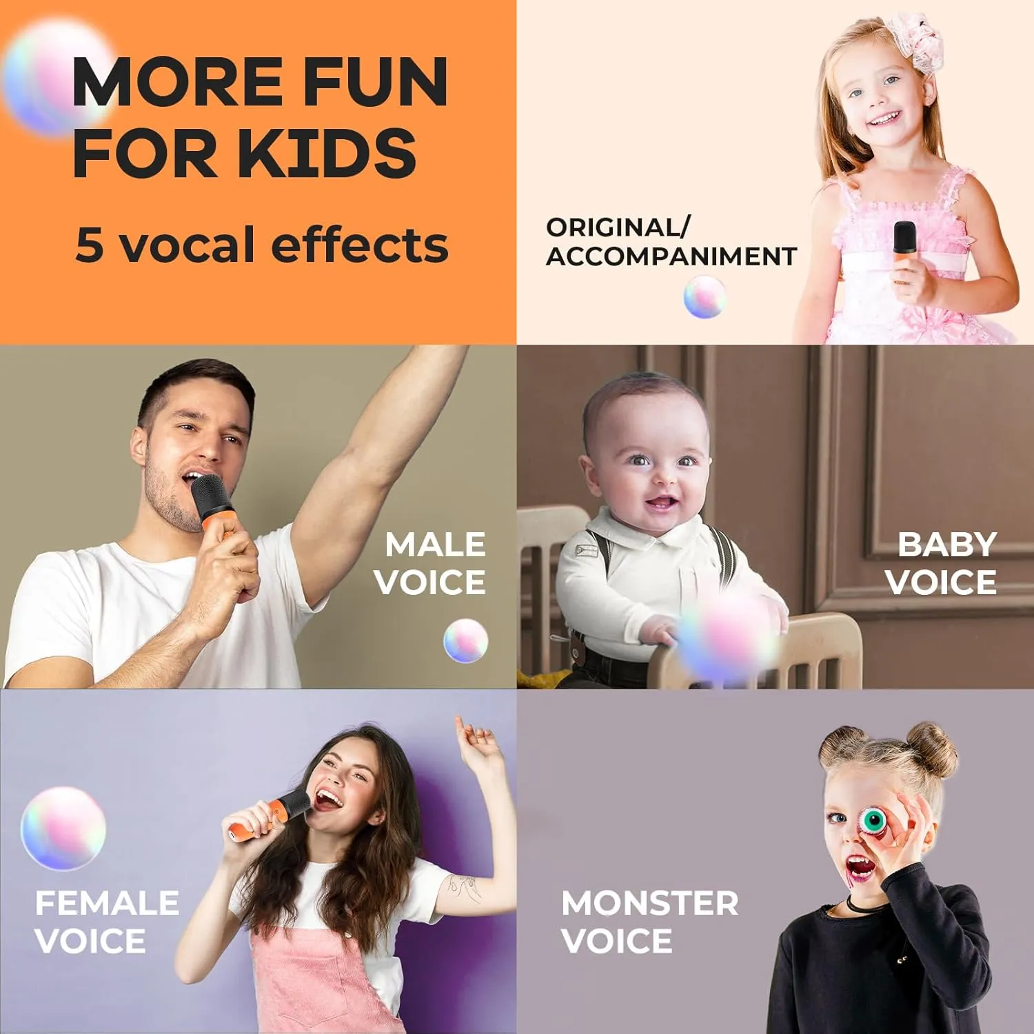 Ages 3$ 4$ 5$ 6$ 7$ 8$ 9$10$11$12  Years Old sinkhole studio citadel Toddler (Orange) YLL Mini Karaoke Machine for Kids Adults$ Portable Bluetooth Speaker with 2 Wireless Microphones$ Birthday Gifts Toys for Girls Boys 