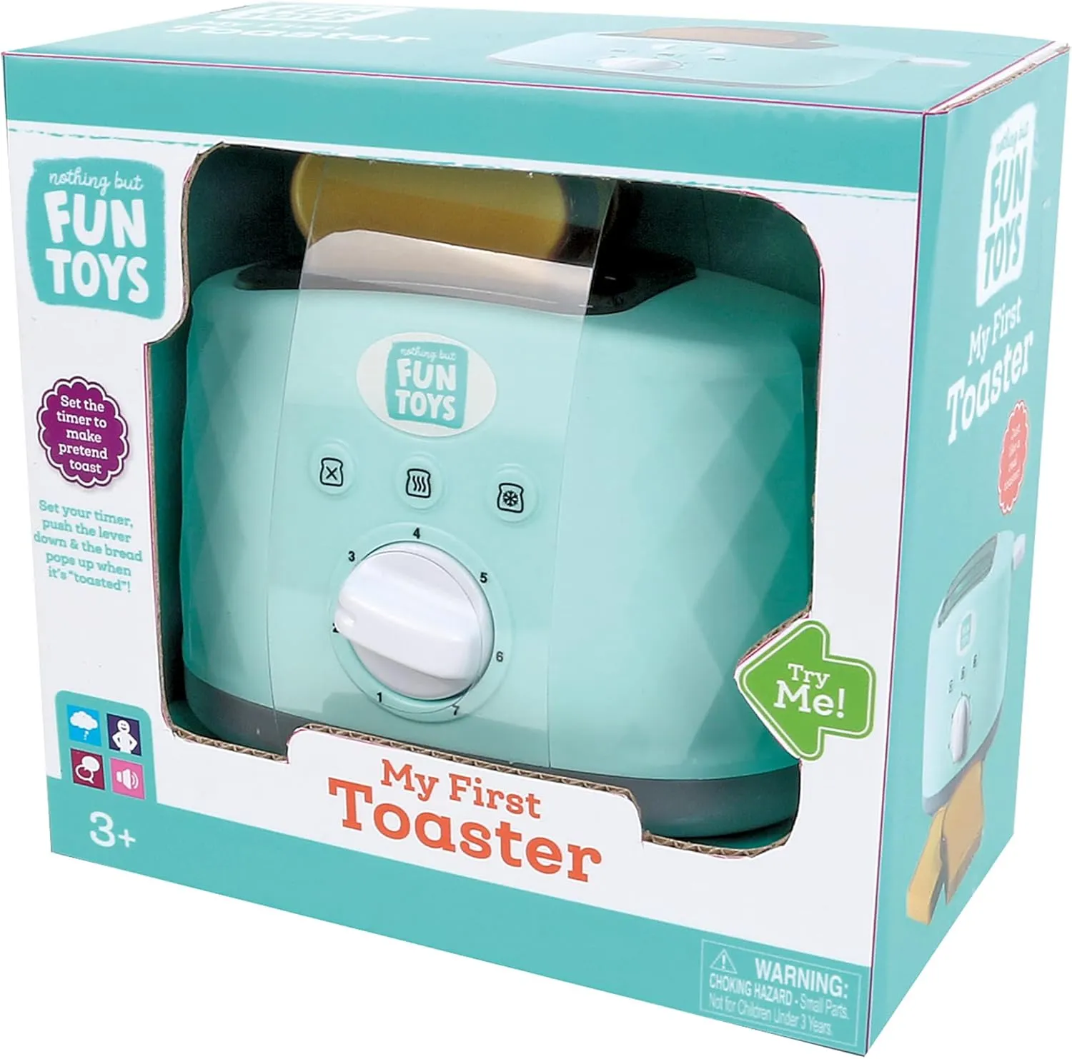 Ages 3  ignorant incline irresistible dust Years$ Multi My First Toaster Playset Designed for Children 