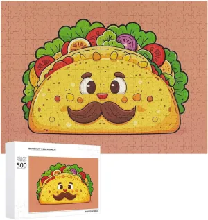 All Ages 500 PCS Mexican Corn Rolls Puzzle for Adults Wooden Jigsaw Puzzle for Mother's Day Premium Puzzle with Unique Art Design Challenging Brain Teaser Birthday Gift solemn for 