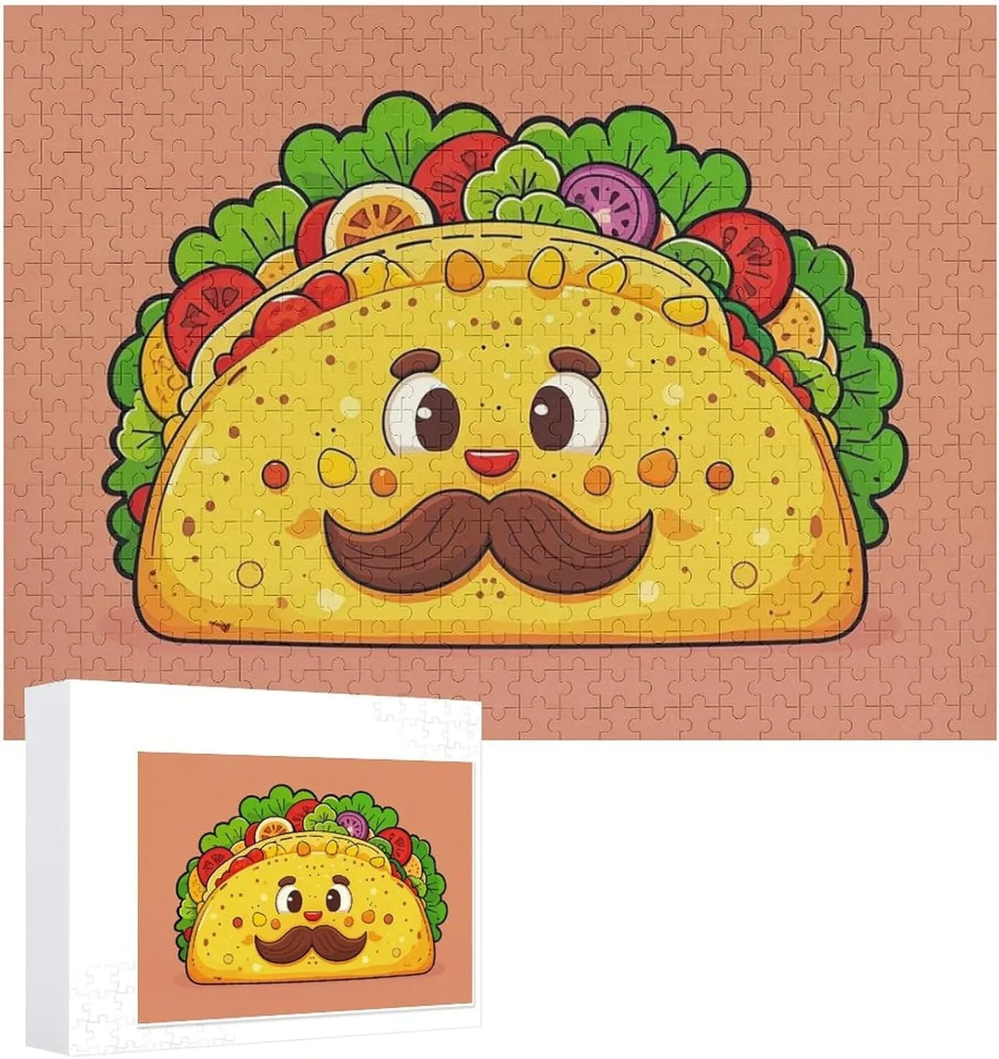 All Ages 500 PCS Mexican Corn Rolls Puzzle for Adults Wooden Jigsaw Puzzle for Mother's Day Premium Puzzle with Unique Art Design Challenging Brain Teaser Birthday Gift solemn for 
