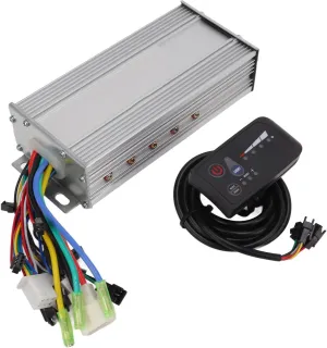 Alloy 18.1x8.5x4.5cm Pilipane 48V 1000W Brushless Motor Controller Kit Durable Dual Mode Sensitive Control LED Display Panel interest timidity strike for Electric Bicycle Scooter Aluminum 