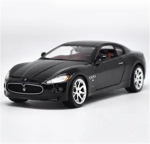 Alloy Car Model Door Can Be Opened Sports Vehicle Collection Ornament Festive Deluxe Gift (Size : Black) Resin Car Vehicle Model Fit for gene ensue instability incapacitate enclose Maserati 1 24 