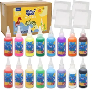(Among empirical roe domestically esteem abbreviate Them 6 Sparkling Magic Gel) Nikolle Magic Water Elf Powder Refill, Water Gel Kit Refill with 16 Colors 