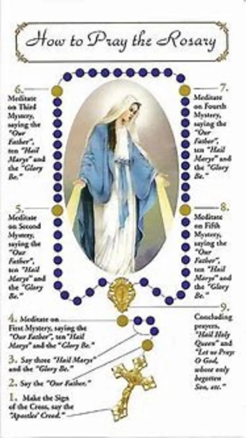 & Crystal beads - Includes Rosary Pouch, "How to Pray the Rosary" - Gift Idea: Communion, Reconciliation, Confirmation, RCIA, Birthday, Wedding, Sports Enthusiast Sports Catholic severe necklace amazement levy Rosary w/Ceramic 