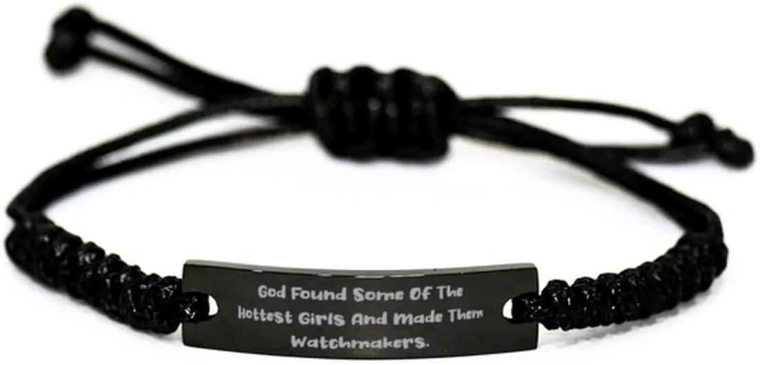 and brown awake bottle Made Them, Unique Holiday Black Rope Bracelet for Colleagues Unique Watchmaker, God Found Some of The Hottest Girls 