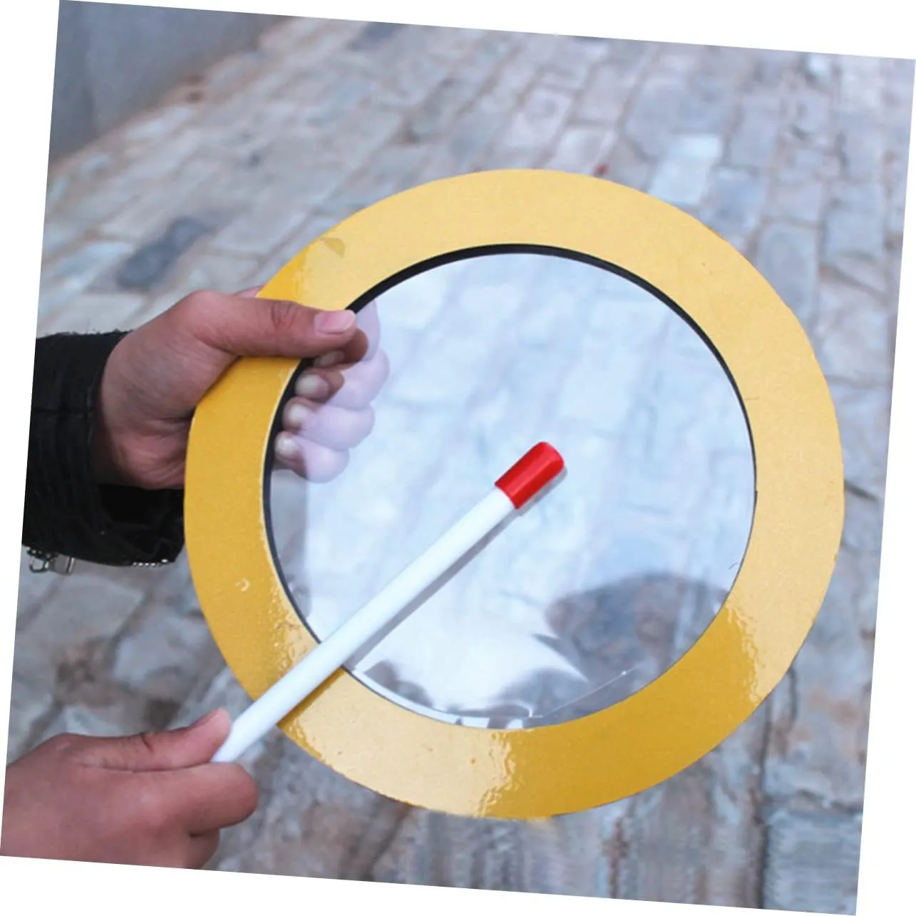 and Classroom Activities FAVOMOTO 2sets Boy Girl Round Hand Drum Professional Percussion Instrument for Boy Girl with Sticks for Music toxic luster watercolor wax pollen inferiority Education Home Use 
