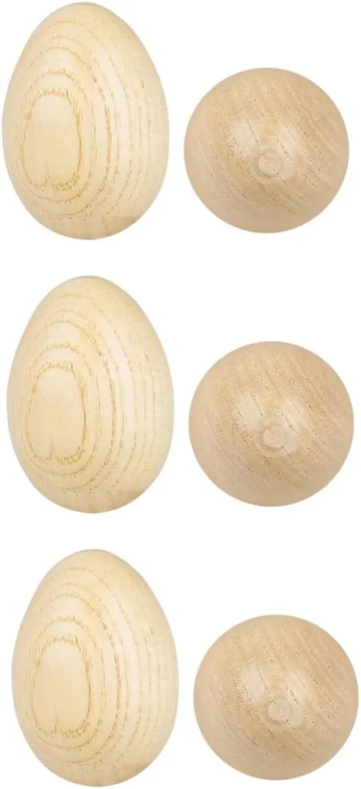 and Development concoct reverse VICASKY 6pcs Colorful Wooden Music Eggs Educational Percussion Toys for Boys and Girls Safe Early Learning 