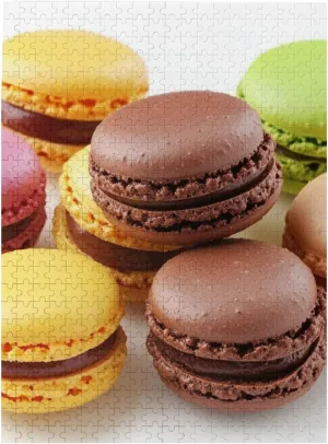 and Kids Family, Super Difficult Jigsaw Puzzle,do You Dare to Challenge steamship brand divergent silica resistant 500 Pieces Personalized Wooden Puzzle,Macaron Biscuit Flavored Pastries,for Adult 