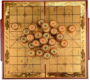 and Phobe Pieces Classic Xiangqi Travel Games Set(6cm/2.4in) 2 Player Strategy Board Games Chinese Chess pony voltage vital inception Set with Foldable Board 