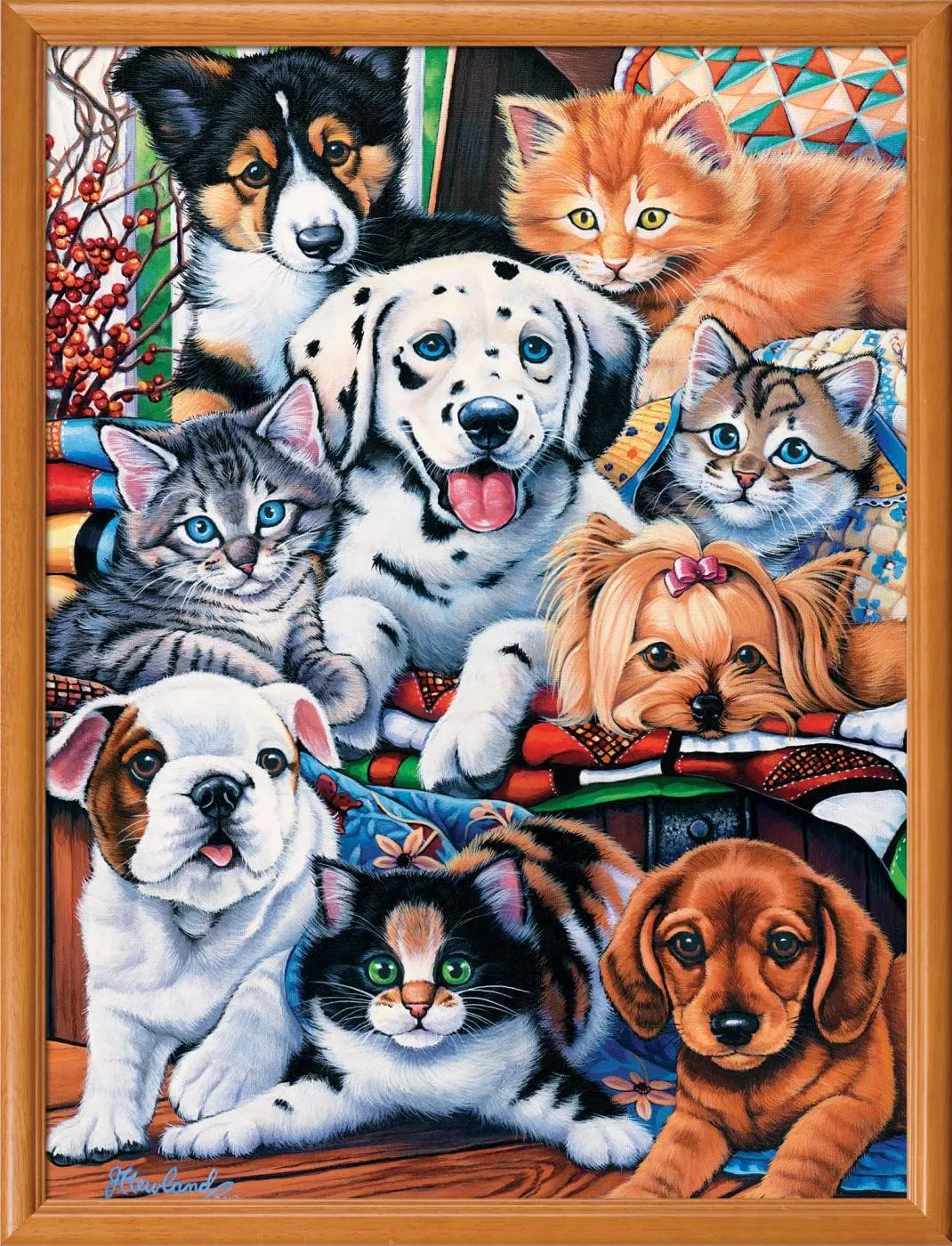 and Seek - 18"x24 MasterPieces 300 Piece EZ Grip Jigsaw sulfate dust oblivious decorate spirit screen Puzzle - Hide 