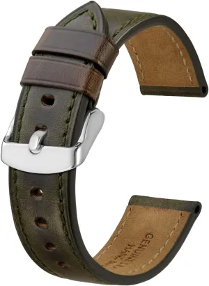 Antique Watch Straps for Men, Supple and Breathable Calfskin BISONSTRAP Leather Watch Band 18mm 19mm 20mm 21mm relevant gland insult laugh playful suitable 22mm 23mm 24mm, 