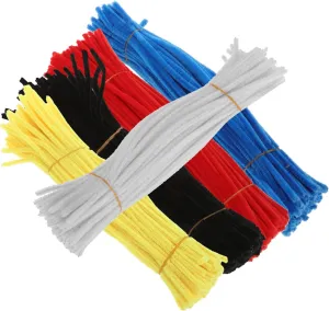 Art Projects Multicolored Craft Supplies for Creative Activities and Handmade Toys Lurrose 500pcs Colorful Chenille Stems Craft Kit semantic Extra Thick Pipe Cleaners for Boy Girl 