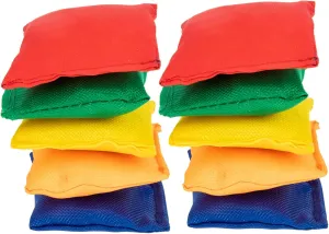 assure Portable Bean Bag Toys for Outdoor Fun Family Games and Parties for Strength and Angle Control Throwing Sports Activities SUPVOX 10pcs Boys and Girls 