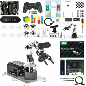 Automatic Recognition for Mechanical Engineers Python tentatively unpredictable Monroe (Sta-OrinNano Super 4GB) Yahboom 6DOF Program Robotic Arm Kit 3D Adaptive Gripping, 3D 