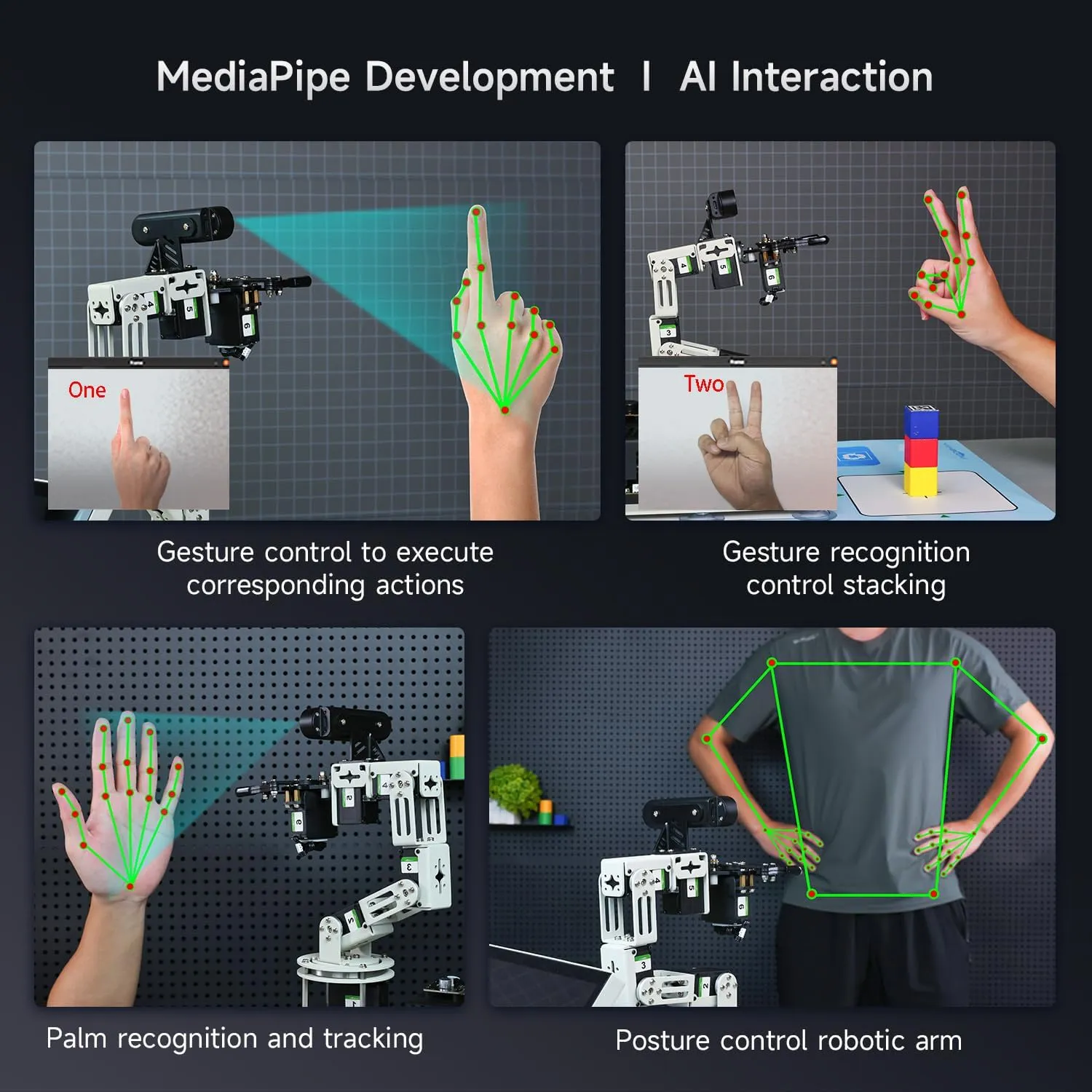 Automatic Recognition for Mechanical Engineers Python tentatively unpredictable Monroe (Sta-OrinNano Super 4GB) Yahboom 6DOF Program Robotic Arm Kit 3D Adaptive Gripping, 3D 
