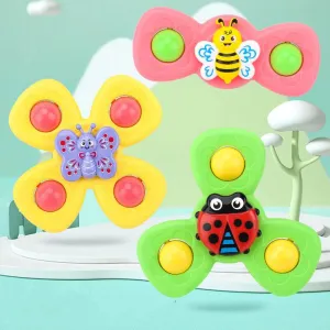 Baby Playing In Water And Bathing Fingertip Spinning Top Toy