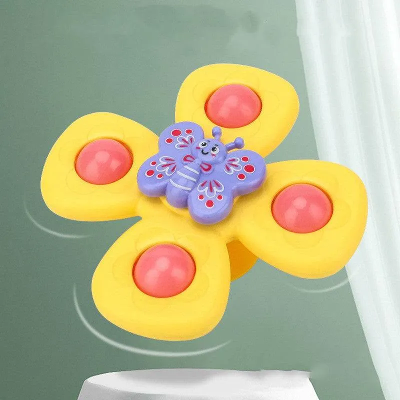 Baby Playing In Water And Bathing Fingertip Spinning Top Toy
