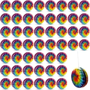 Bag Stuffers for Birthday Classroom Prizes 60 Pcs Rainbow Yo Yo Toys Bulk Metal Yoyo Toys masthead Auto Return Entertaining Beginner Yo Yo with String Assorted Yoyos for Kids Yo Yo Party Favors Holiday Goodie 