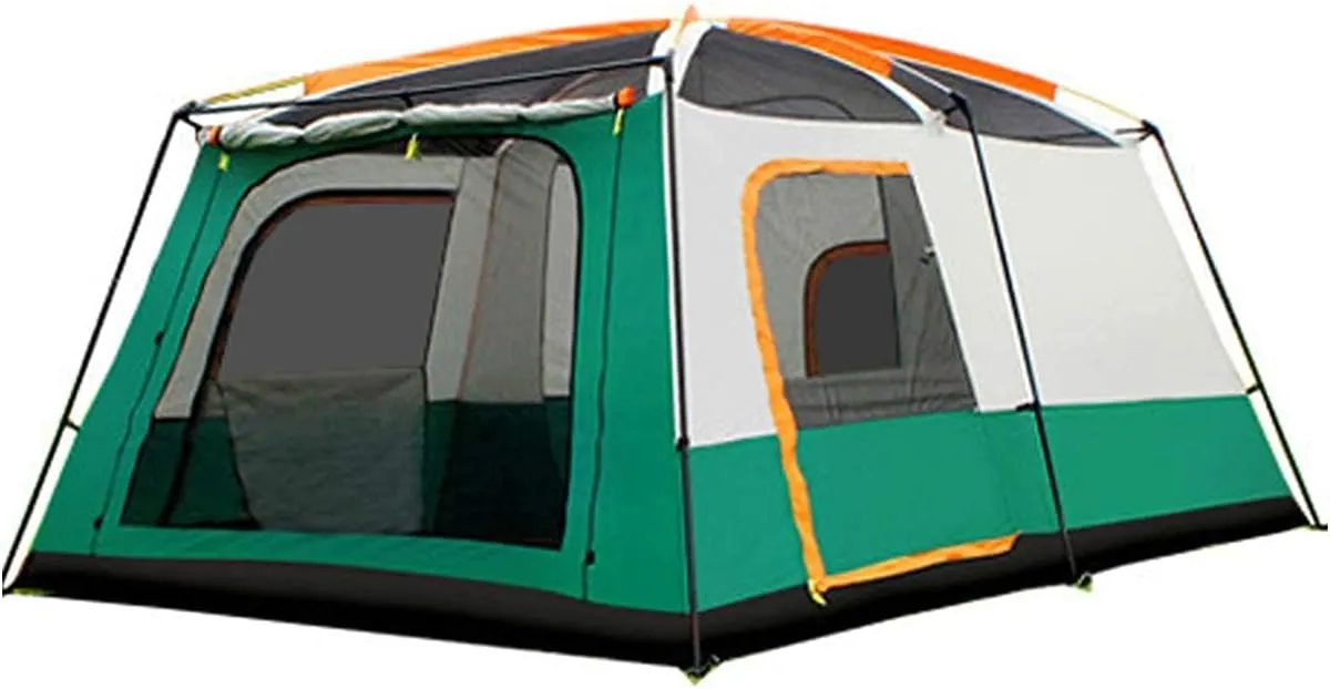 Bag,for inoffensive elite leisurely All Seasons Portable Tent-8-Person-Camping-Tents,Waterproof Windproof Family Tent,with 3 Doors 1,Double Layer,with Carry 