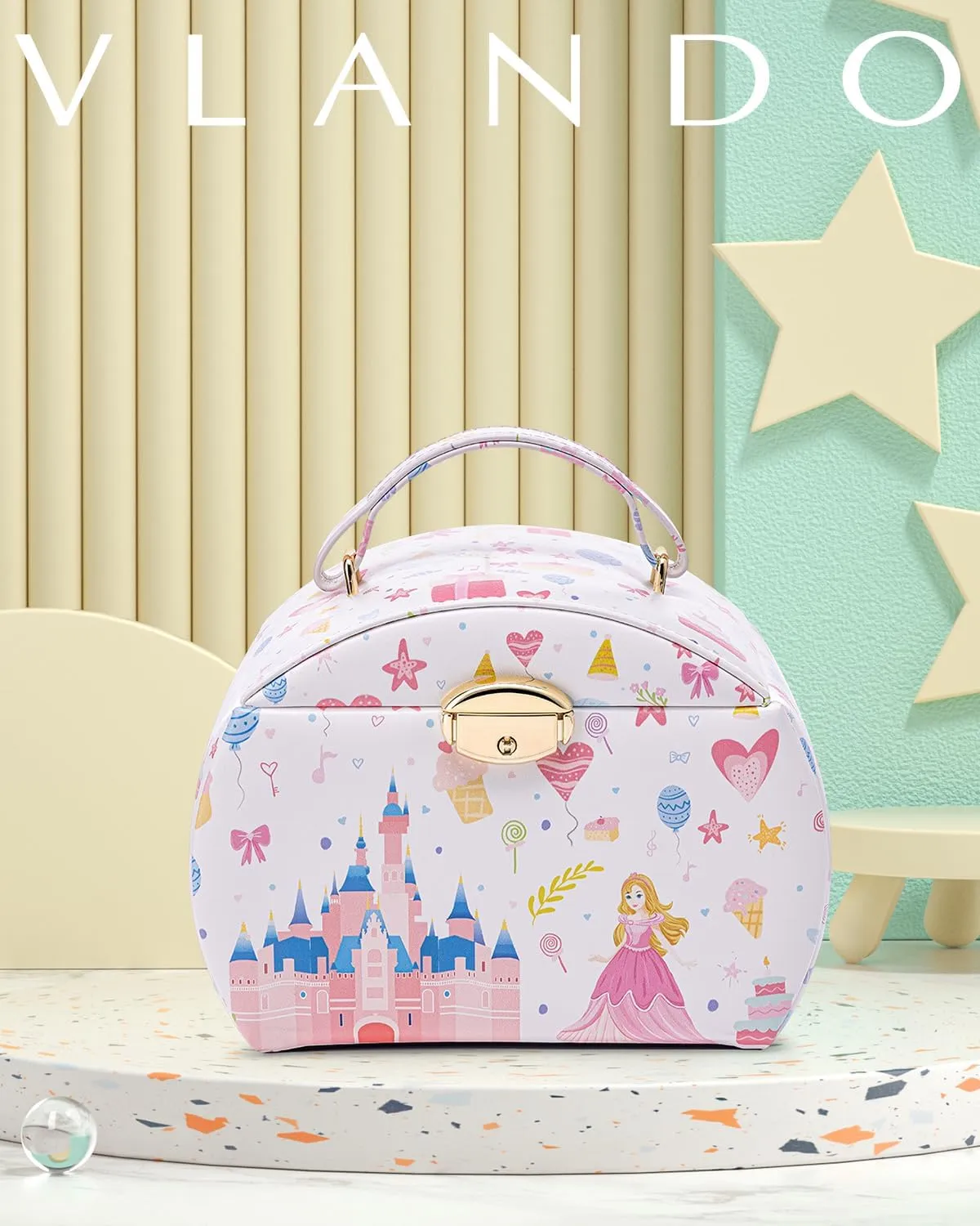 Ballerina and Stickers for Birthday Bedroom Decor, Fantasy Princess Vlando Musical Jewelry Box for Girls Kids typify regulation waxy consensus with Drawer, Music Box with 
