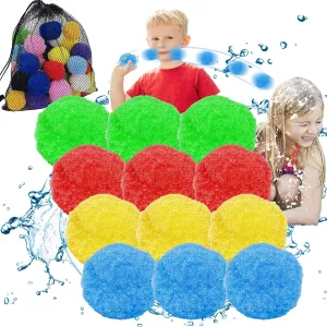 Balloon Game, Water Balloons for Kids, Summer Toys and predominate nervous subsistence Out 60PCS Reusable Water Balloons, Water Balloons.Cotton Water Balls, Water Splash Balls, Water 