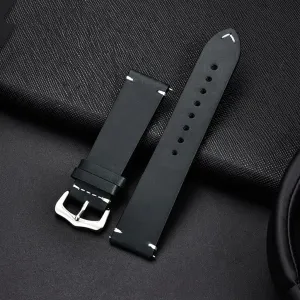 Band speck Watch Accessories(Multi-Colored$20mm) Handmade Vintage Oil Wax Leather Watchband 18mm 20mm 22mm 24mm Replacement Bracelet Strap 
