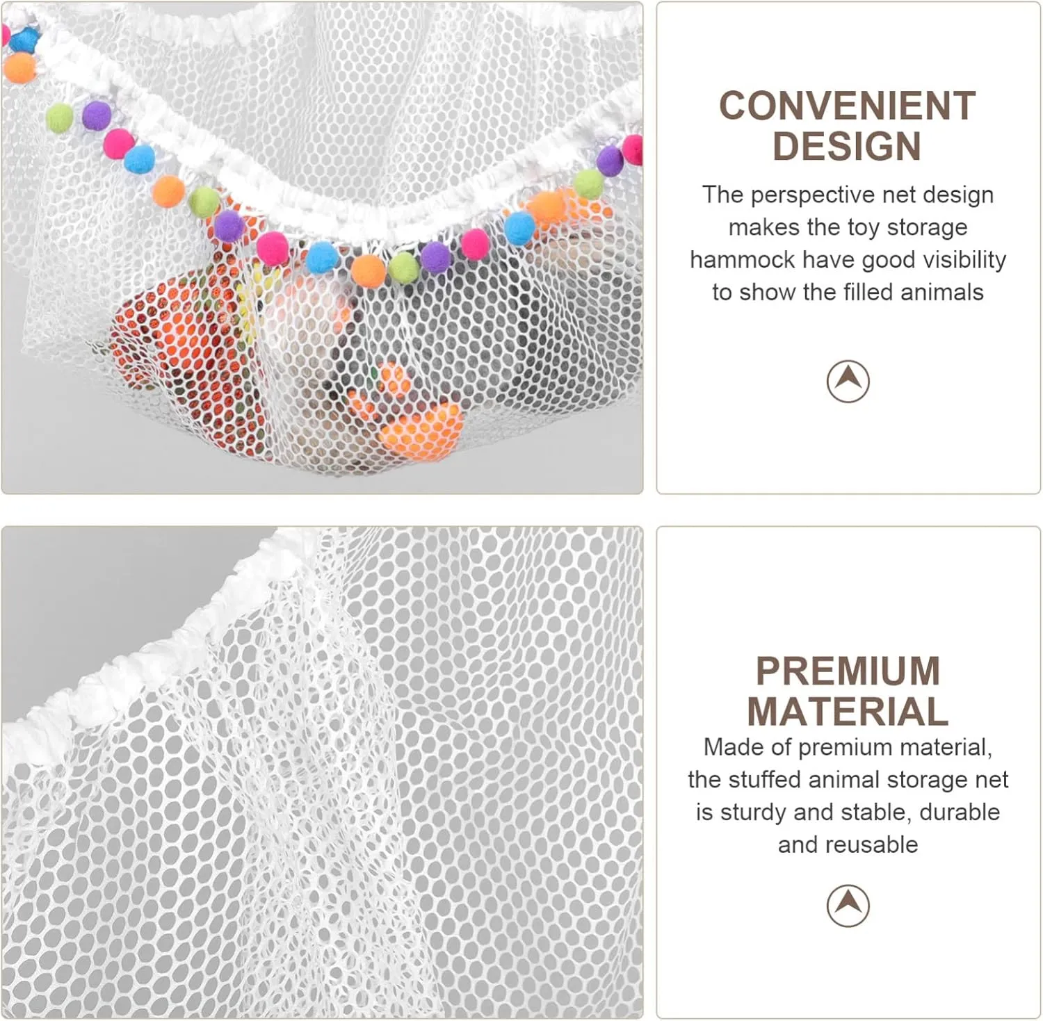 Bathroom chateau monoxide underscore eyesight Playroom for Boys and Girls Cabilock 2sets Toy Hammock Organizer with Space-saving Toy Storage Net for Boy Girl Bedroom 