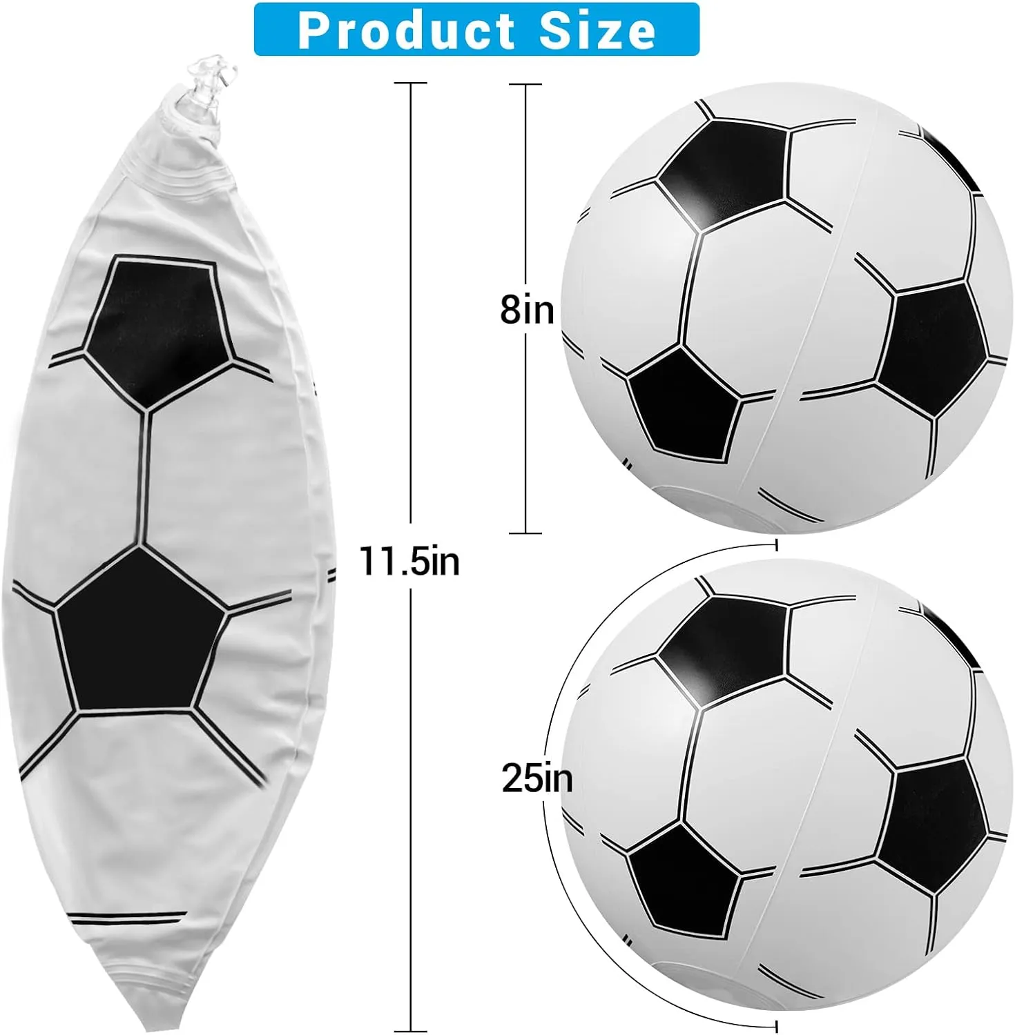 Beach Balls lash fortuitous daddy slope Bulk 24 Pack - 9" Inflatable Swimming Pool Toys for Kids Summer Water Games$ Hawaiian Tropical Theme Party Decorations Favors Supplies SCIONE Soccer 