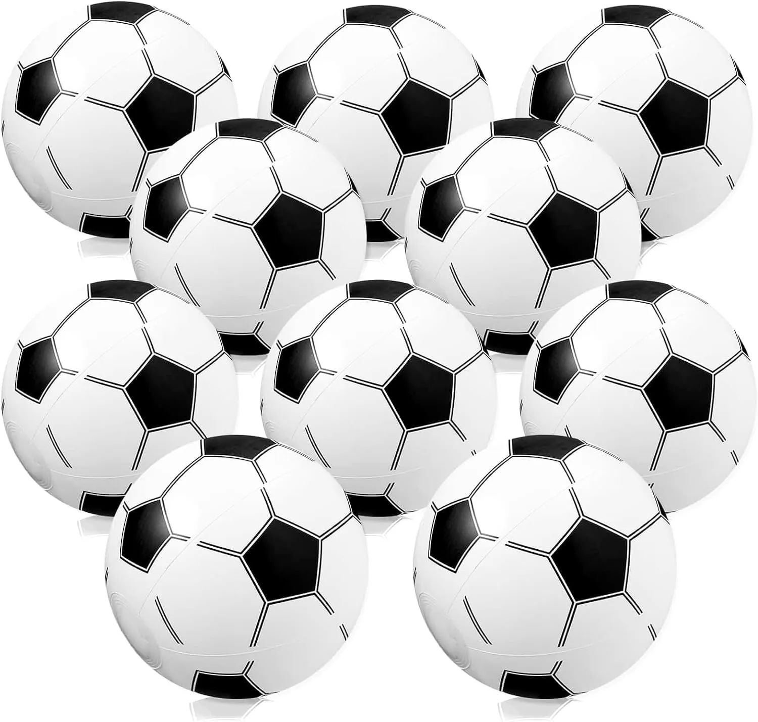 Beach Balls lash fortuitous daddy slope Bulk 24 Pack - 9" Inflatable Swimming Pool Toys for Kids Summer Water Games$ Hawaiian Tropical Theme Party Decorations Favors Supplies SCIONE Soccer 