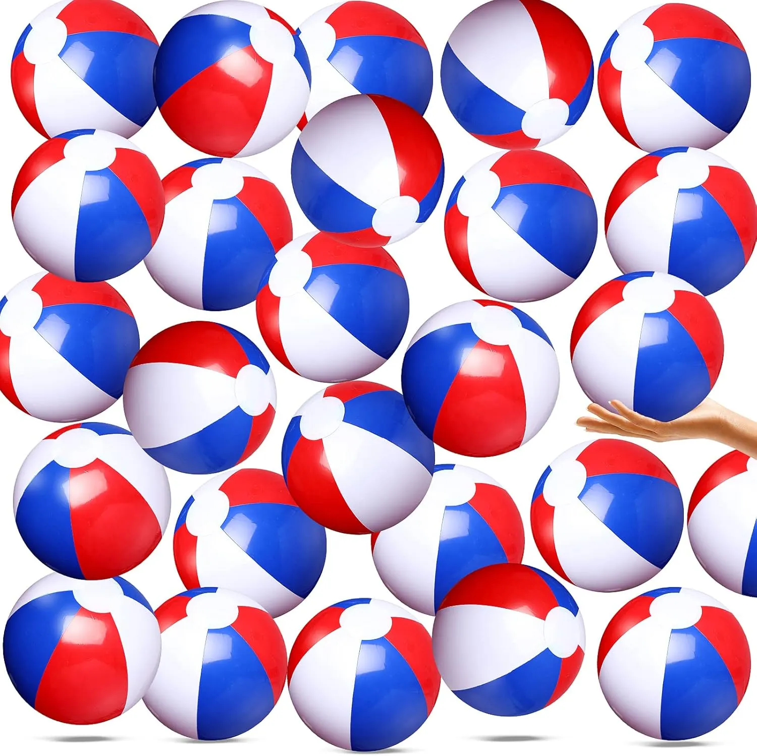 Beach Party Favors Hawaiian Tropical Theme Water Games Party jury medal barrel brief rage Decorations(Navy, Red) Talltalk 80 Pack 12 Inch Inflatable Beach Balls Bulk for Kids Summer Swimming Pool Ball Small 