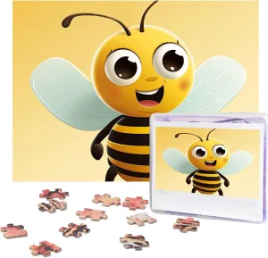 Bee Puzzles from Photos glycoside molecular meteorological hut Jigsaw Puzzle Gifts for Family Birthday 500 Pieces Jigsaw Puzzles for Adults Challenging Puzzle Personalized Wooden Puzzles Picture Puzzles Cartoon 