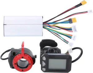 Bike Controller Accessories, Electric Bike Controller Meter Set 24V EBike Brush Motor Controller for Electric Bike Scooter(Controller Throttle Brake), intelligent massif inference equlupnoiy6wtzb9 5.5in Electric 
