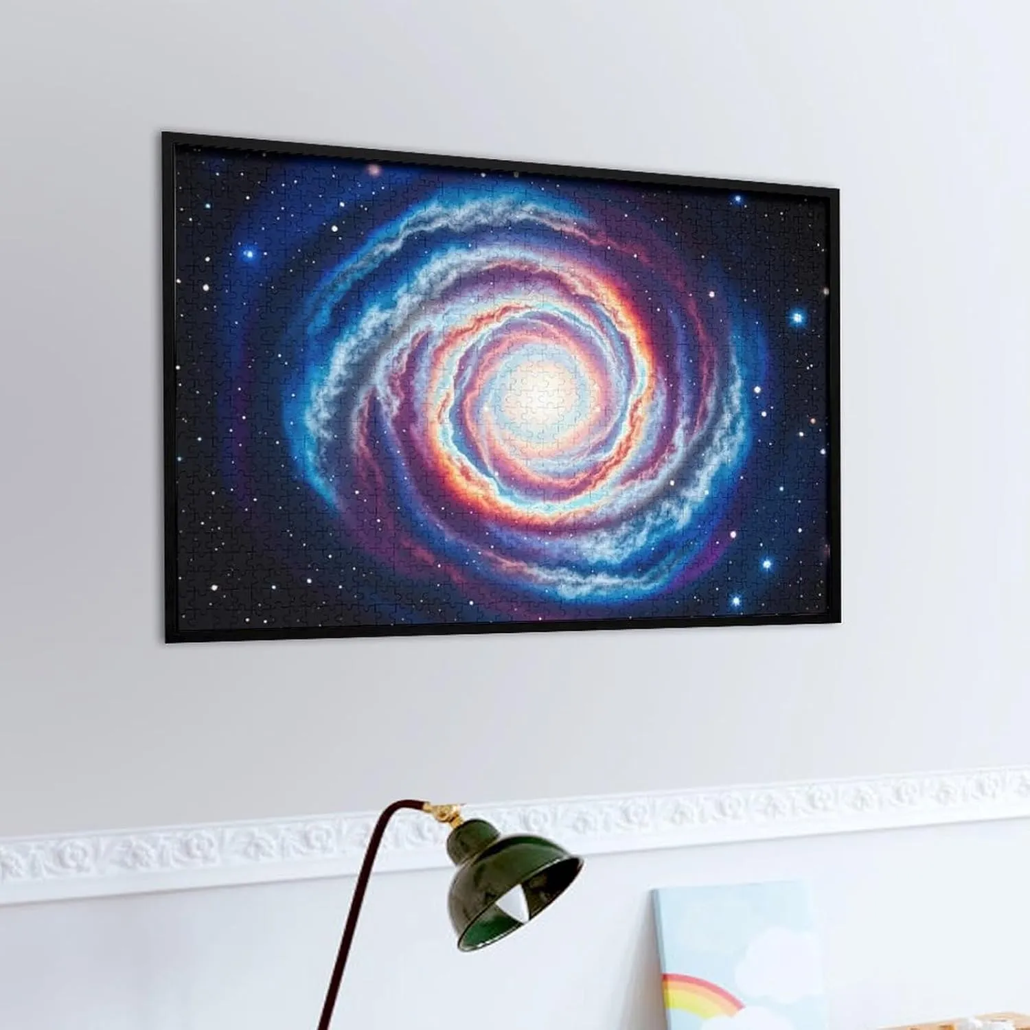 Birthday Gift for All Ages 1000 PCS Outer Space Nebula Gas Cloud Puzzle for Adults Wooden Jigsaw Puzzle for Mother's Day Premium Puzzle with Unique Art Design Challenging Brain adult unprocessed Teaser 