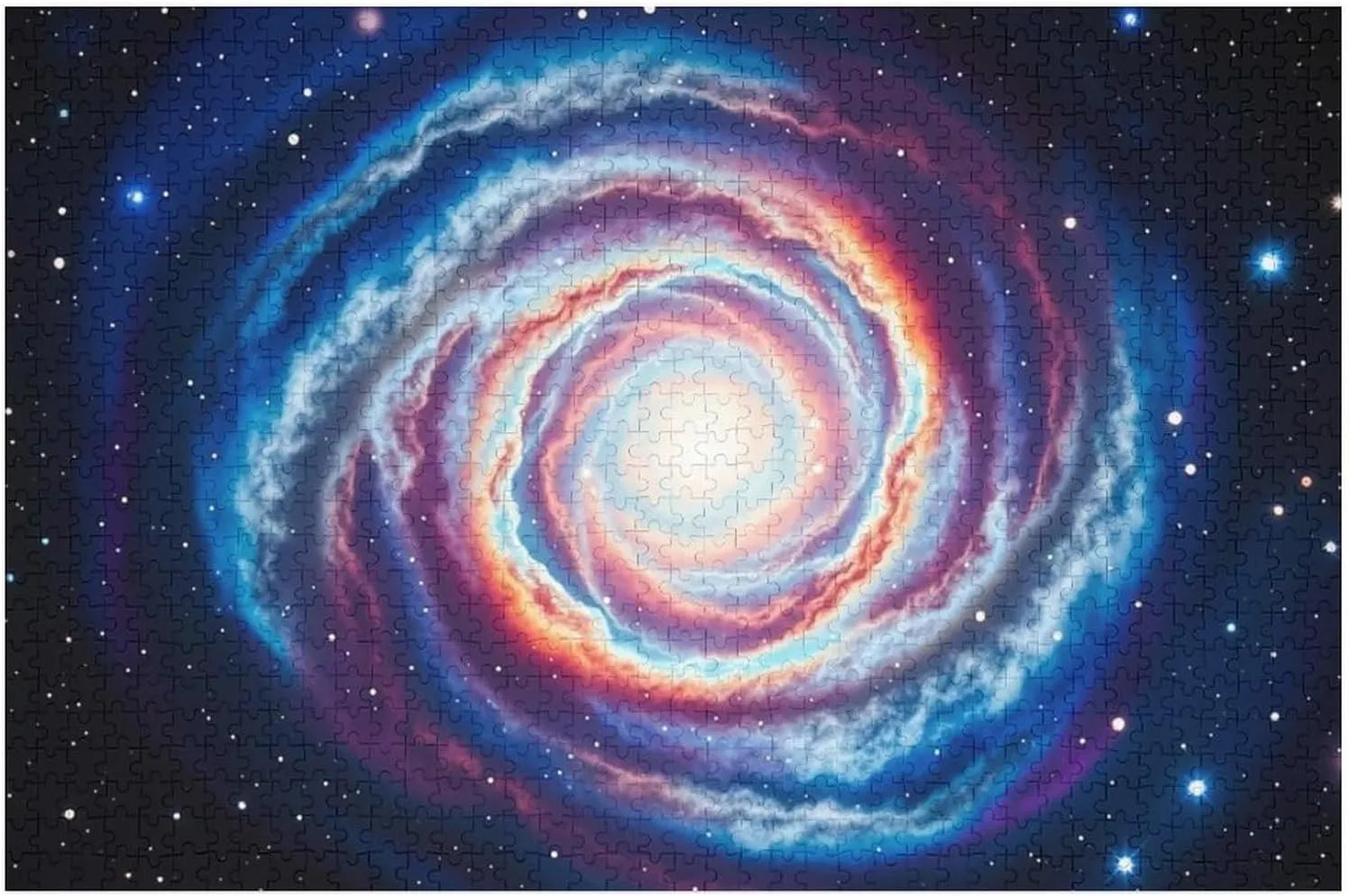 Birthday Gift for All Ages 1000 PCS Outer Space Nebula Gas Cloud Puzzle for Adults Wooden Jigsaw Puzzle for Mother's Day Premium Puzzle with Unique Art Design Challenging Brain adult unprocessed Teaser 