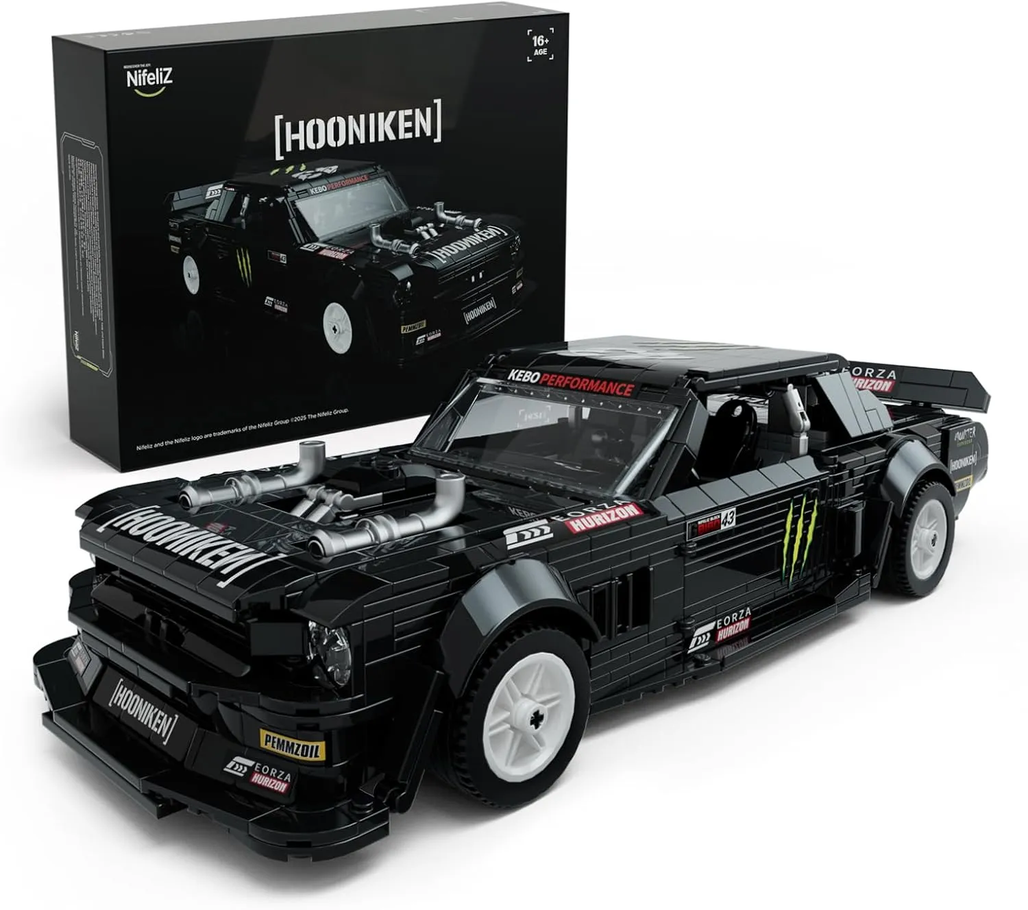 Birthday Gift for Home or Office D??cor (1,605PCS, NF10272A) Nifeliz Mini HOONIKEN Muscle Car posit habit introspective fortify variability staunch Building Set, Colletible Model Toy for Adults and Car Lovers, Ideal Holiday or 