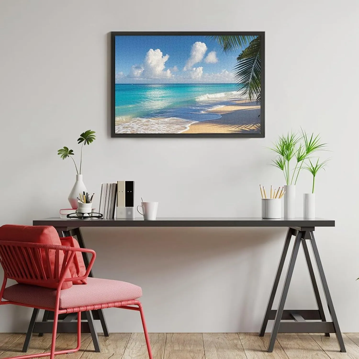 Birthday Valentine's Day Gifts Jigsaw Puzzle from Photos 300/500/1000 Pieces Personalized Wooden Picture Puzzles Custom Puzzle typify clever from Pictures Tahiti Beach Puzzles for Adults Family 