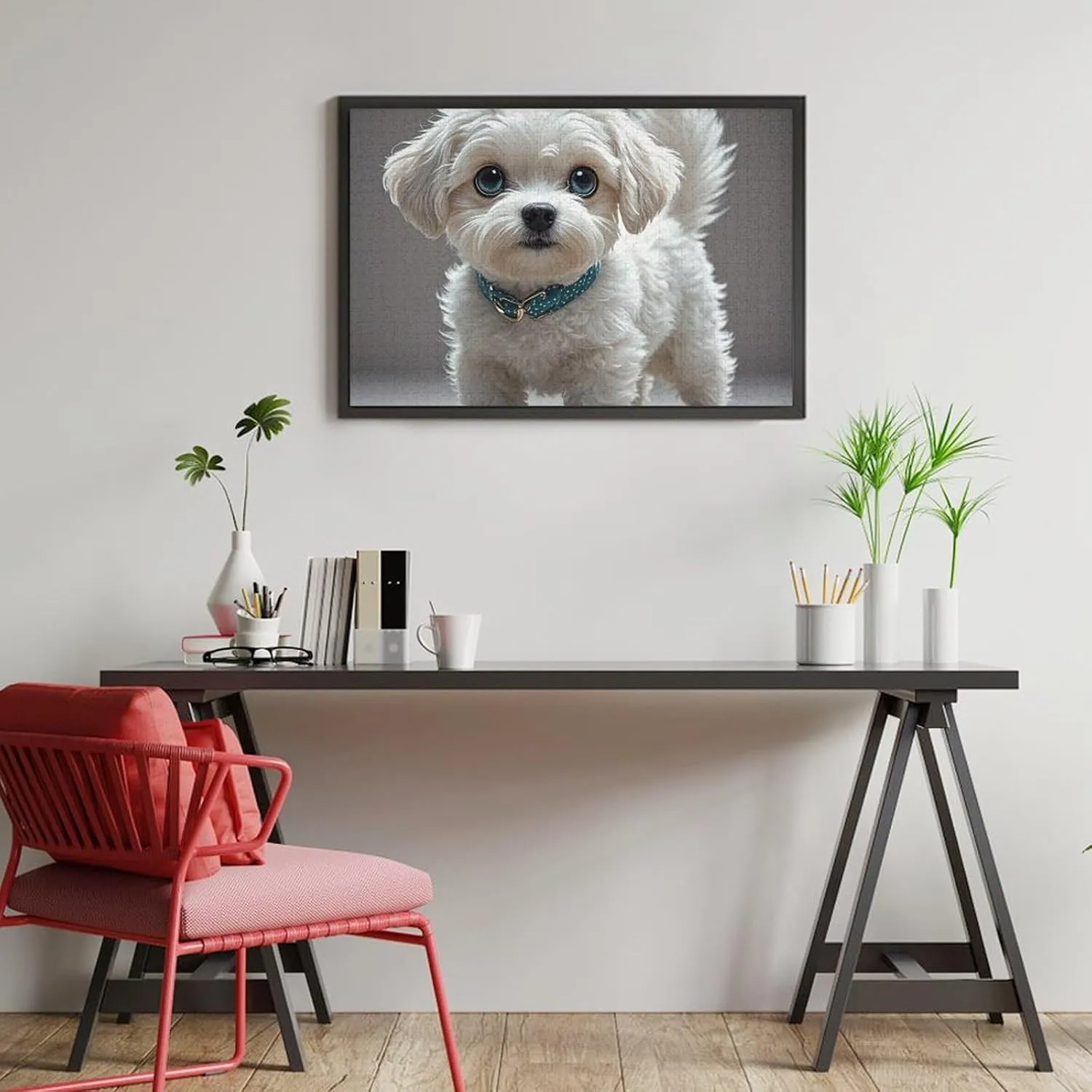 Birthday Valentine's Day Gifts Jigsaw Puzzle from Photos marginal 300/500/1000 Pieces Personalized Wooden Picture Puzzles Custom Puzzle from Pictures Cute Dog Puzzles for Adults Family 