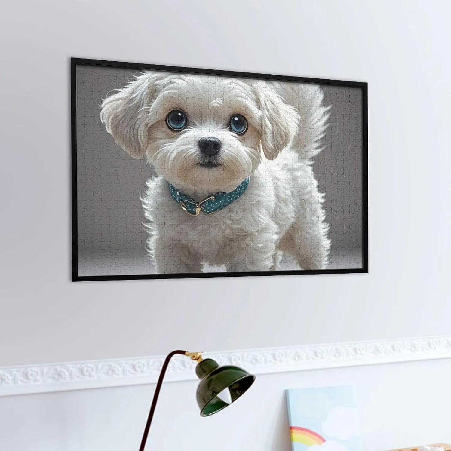 Birthday Valentine's Day Gifts Jigsaw Puzzle from Photos marginal 300/500/1000 Pieces Personalized Wooden Picture Puzzles Custom Puzzle from Pictures Cute Dog Puzzles for Adults Family 