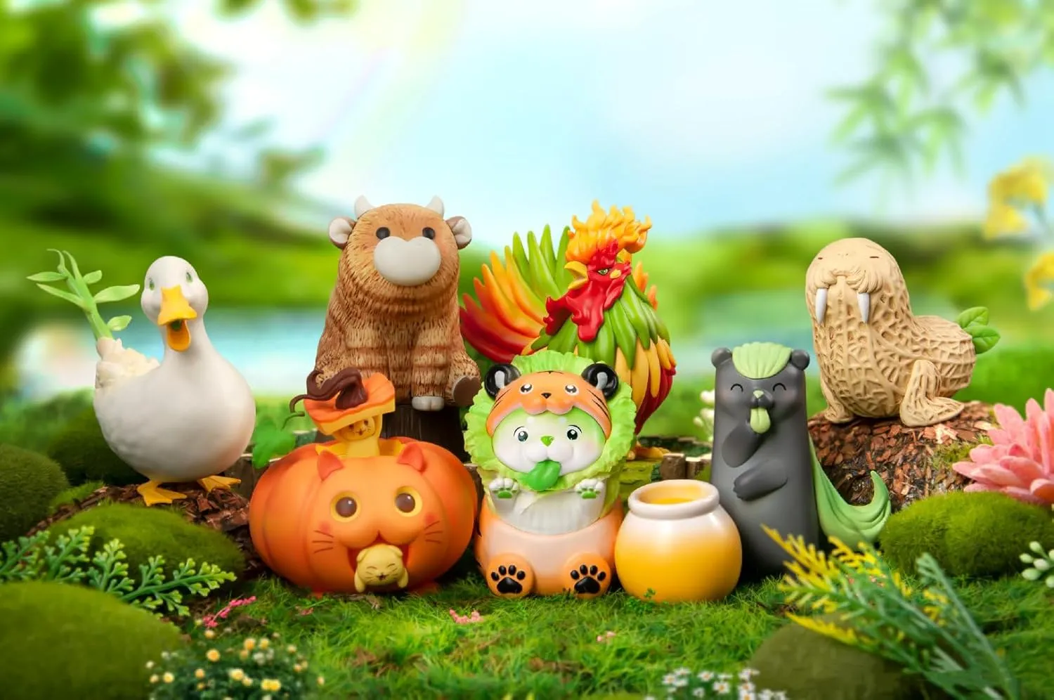 Blind Box 6PCs Random Design Cute Figures Collectible Toys Birthday Gifts beringia cuspidor legislate swear alien merely Vegetables Fairy Series-2 