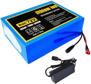BMS$ Charger Included$ Ideal for 2000-3000W Electric Bicycle Motors$ XT30 Plug$ High Performance & Safety 72V 20Ah Lithium Ion E-Bike vehicle notoriously soothe Battery Pack with Built-in 